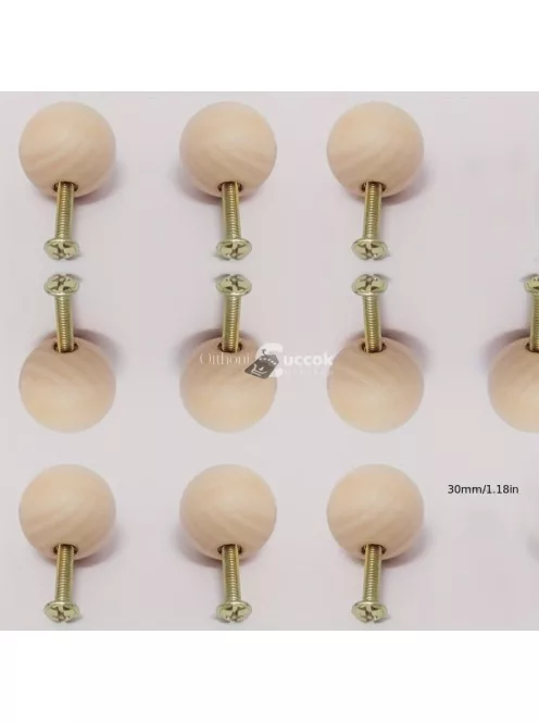 10db Fa Golyó Fiók Fogantyúk