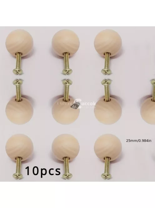 10db Fa Golyó Fiók Fogantyúk