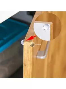   100 db kiváló minőségű, átlátszó félkör alakú szilikonpárna