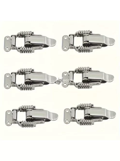 4 csomag vas csatolókampó állítható zárható csattal