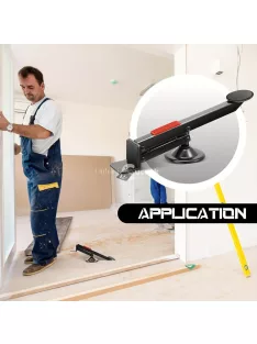   Heavy-Duty fém ajtóemelő, 360°-ban forgatható emelőkaros emelő szerszám