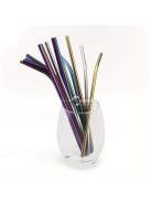 Újrahasznosítható rozsdamentes acél szívószálak