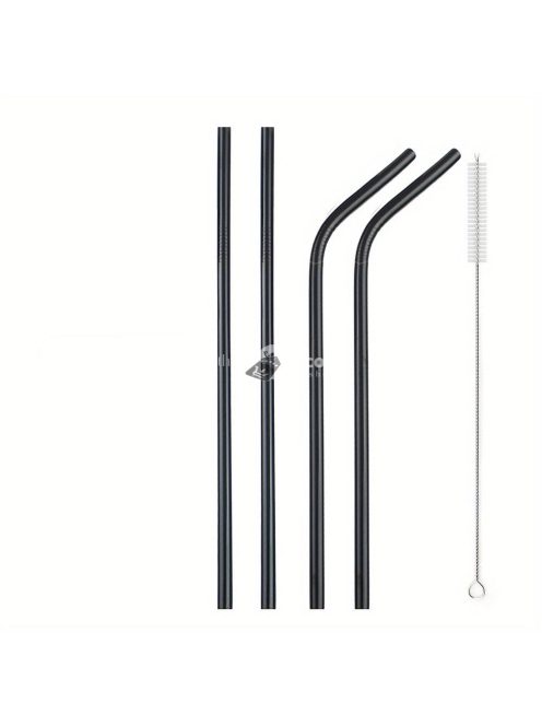 Újrahasznosítható rozsdamentes acél szívószálak