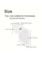 10db Átlátszó Hűtőszekrény elválasztó rekesz