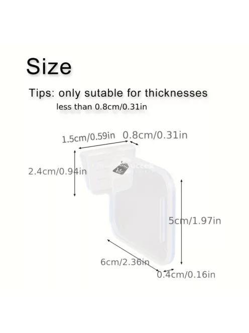 10db Átlátszó Hűtőszekrény elválasztó rekesz