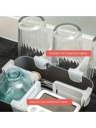 10db Átlátszó Hűtőszekrény elválasztó rekesz