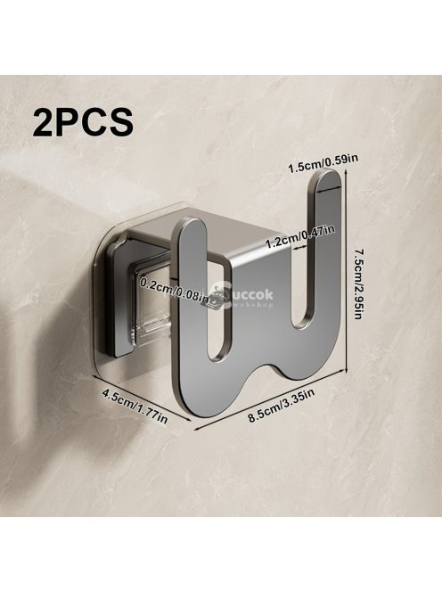2db Öntapadós Falra Szerelhető Papucs Tartó