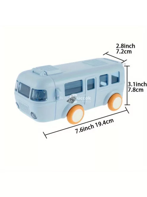 500 Ml-es Kreatív Busz Alakú kulacs gyerekeknek