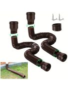 Rugalmas ereszcső toldalék esővíz elvezetéshez