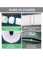 Rugalmas ereszcső toldalék esővíz elvezetéshez