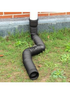 Rugalmas ereszcső toldalék esővíz elvezetéshez