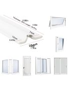 1 tekercs, öntapadós ablak tömítőszalag