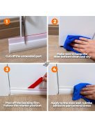 1 db szilikon ajtóhuzat-tömítő, időjárásálló ajtótömítés