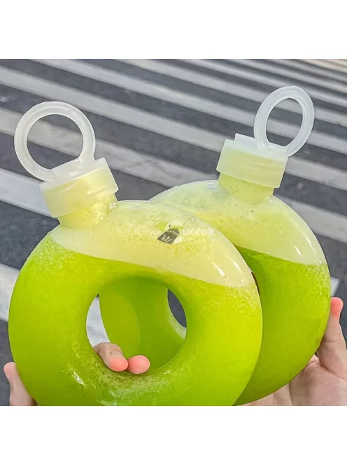 1 db 500 ml-es hőálló fánk alakú vizes palack