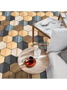 11db Színes öntapadó hatszögletű padlómatrica