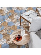 11db Színes öntapadó hatszögletű padlómatrica