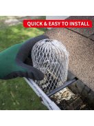 4db Alumínium Ereszcsatorna Védő