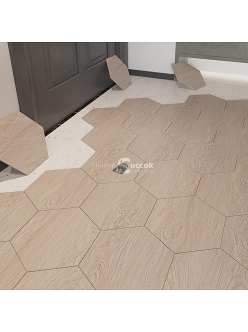 12db 3D DIY Retro És Egyszerű Faszemcsés Öntapadó Padlómatrica