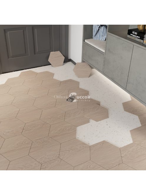 12db 3D DIY Retro És Egyszerű Faszemcsés Öntapadó Padlómatrica