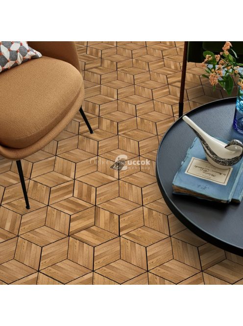 11db Hatszögletű padlómatrica, vízálló csúszásgátló lakberendezési matrica