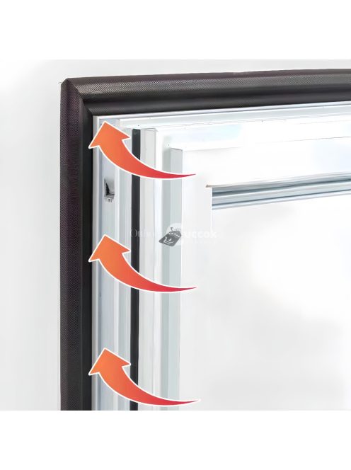 Öntapadó ajtó- és ablakszigetelő tömítőszalag - Szélálló, hangszigetelő, energiatakarékos szigetelés alumínium és acélkeretekhez