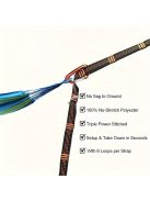 2 db időjárásálló függőágy-heveder állítható hurkokkal