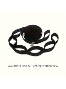 2 db időjárásálló függőágy-heveder állítható hurkokkal