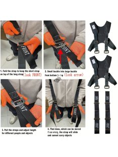   Két Darab Szállítószíj, 2 Személyes Emelő És Szállító heveder