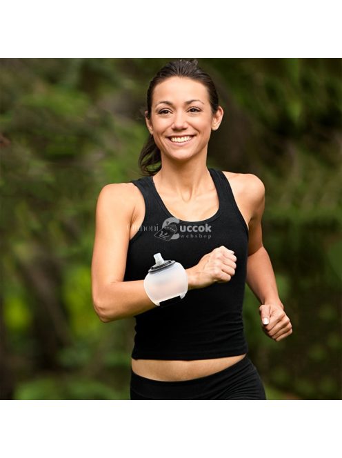 Két darab 200 ml-es csuklóra húzható víztároló sportoláshoz