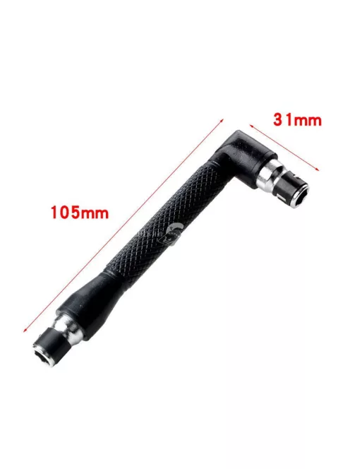 1db hordozható, L-alakú, kétfejű csavarhúzó