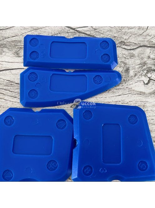 4 darabos tömítőszerszám készlet - Szilikon fugázó applikátor