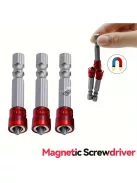 1/4 hüvelykes mágneses csavarhúzó bitkészlet