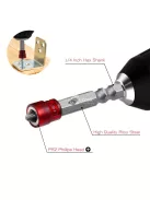 1/4 hüvelykes mágneses csavarhúzó bitkészlet