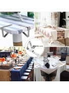 6db rozsdamentes acél asztalterítő csipesz, fém rögzítőbilincs