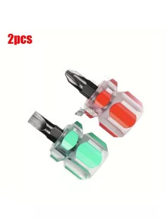   2db precíziós csavarhúzó készlet átlátszó fogantyúval