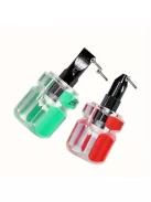 2db precíziós csavarhúzó készlet átlátszó fogantyúval