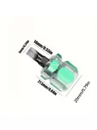 2db precíziós csavarhúzó készlet átlátszó fogantyúval