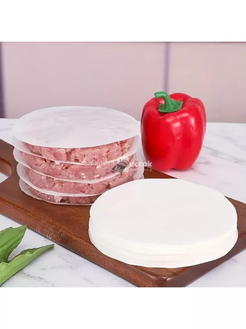 100 darab nem tapadó pergamen papír kör hamburger pogácsához