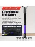 6 db Oauee Magnetic D1 csavarhúzó készlet, ütésálló, csúszásmentes fogazott él