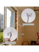 4 db rozsdamentes acél saroksimító spatula készlet