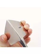 4 db rozsdamentes acél saroksimító spatula készlet