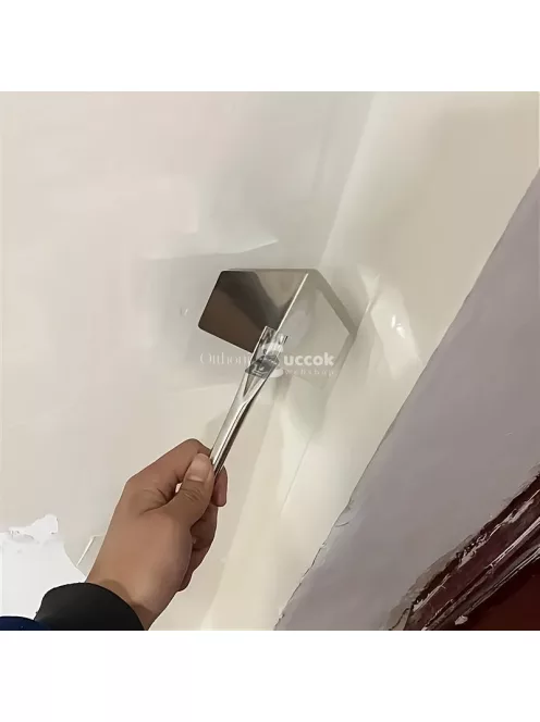 4 db rozsdamentes acél saroksimító spatula készlet