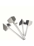 4 db rozsdamentes acél saroksimító spatula készlet