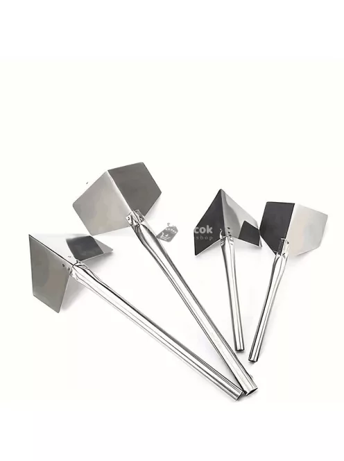 4 db rozsdamentes acél saroksimító spatula készlet