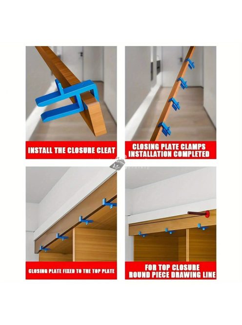 Fafaanyag megmunkáló, szorító készlet