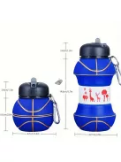 Összecsukható kosárlabda alakú sportss vizes palack