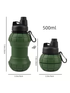 Összecsukható szilikon kulacs