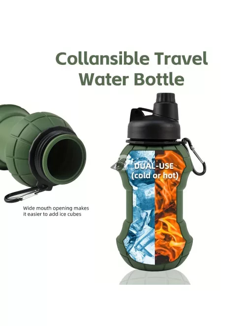 Összecsukható szilikon kulacs