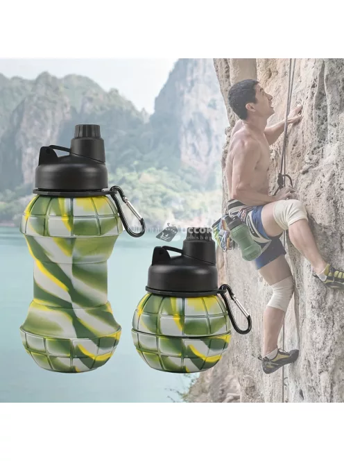 Összecsukható szilikon kulacs