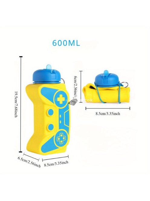 Szilikon kontroller alakú kulacs